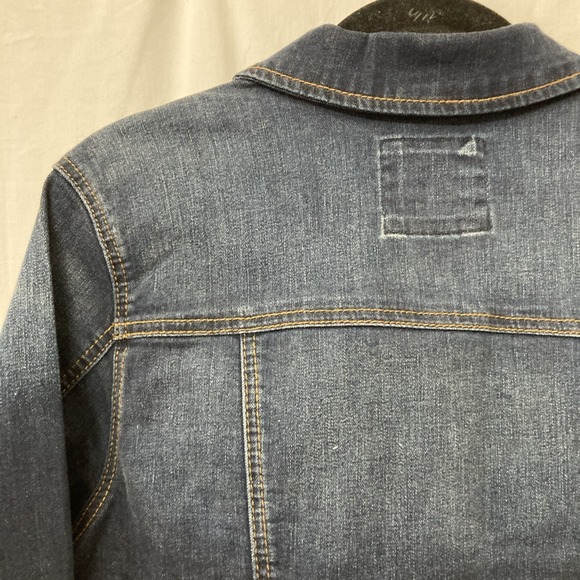 NWT Wax Jean Women's Dark Blue Short Stretch Long Sleeve Denim Jacket - SZ 1X - Picture 7 of 14